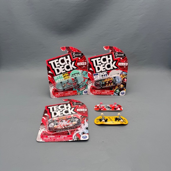 Mattel Other - Tech Deck Steeze Series Target Exclusive Fingerboard Lot (3 Sealed + 2 Loose)